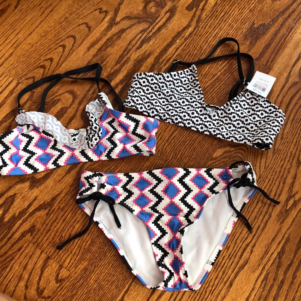 Girls 3 piece bikini